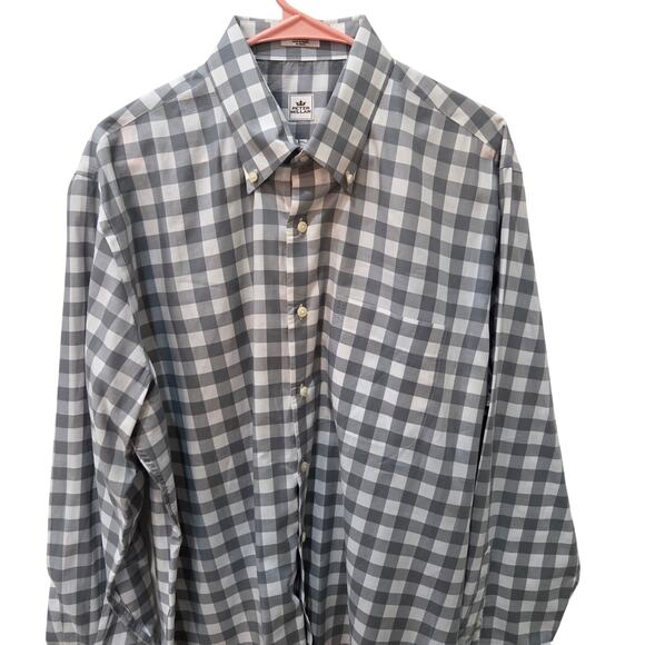 Men's Peter Millar Long Sleeve Dress Shirt, 100% Cotton, Size Large - Picture 1 of 10